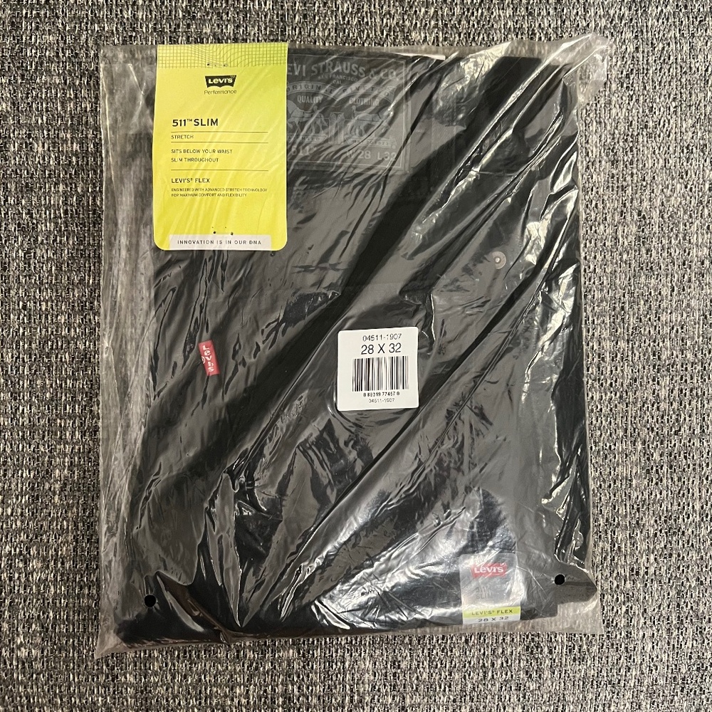 Levi's 511 Slim, black, 28w x 32l